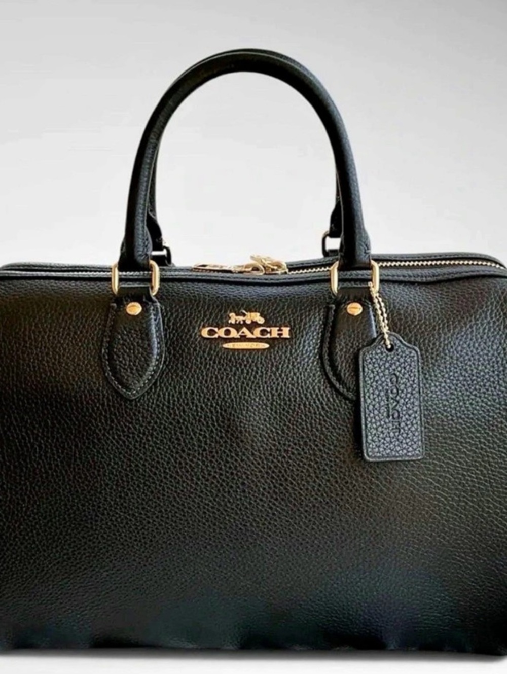 Coach Rowan Satchel Black